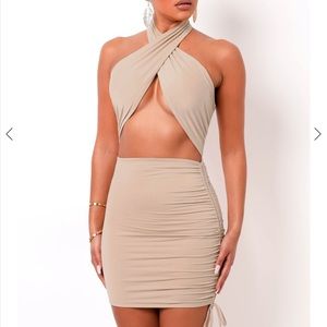 My Outfit Online Crisscross Neck Dress